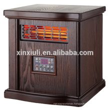 IH-1508D New design wooden cabinet infrared quartz tube with fan and timer computer board setting infrared heater